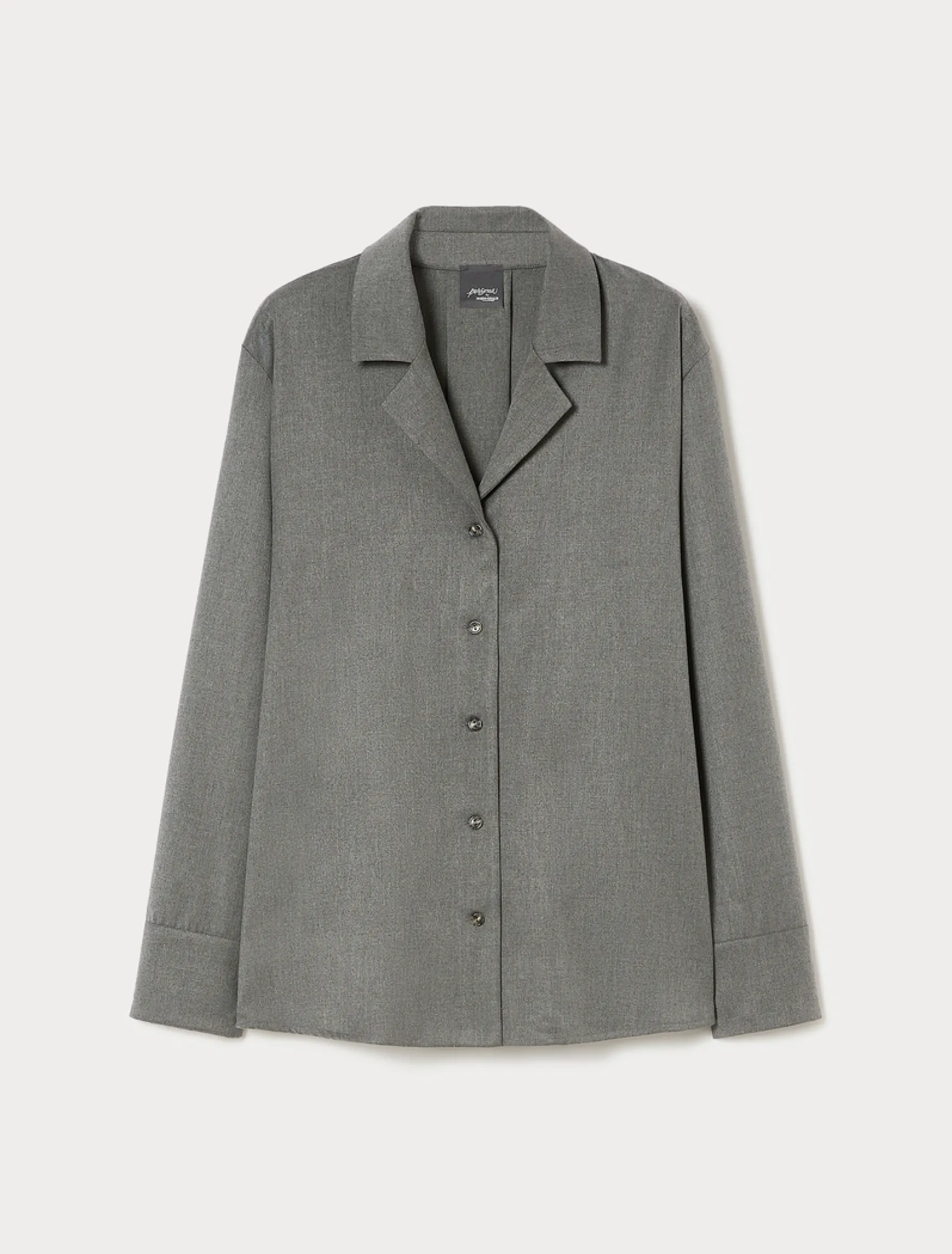 Casacca in twill - GRIGIO MEDIO