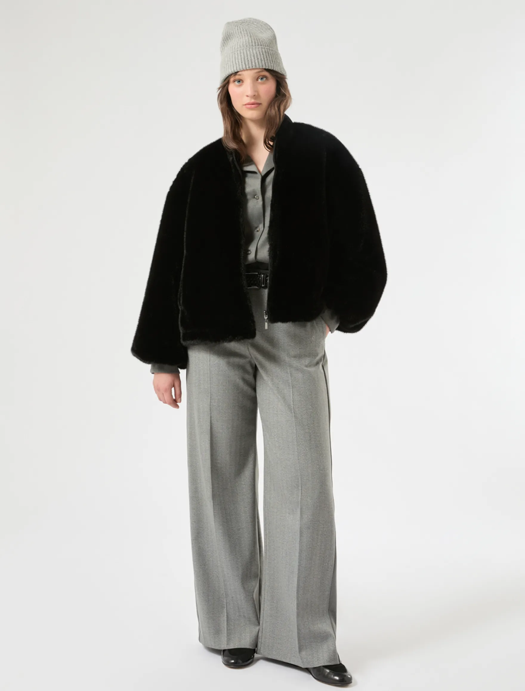 Casacca in twill - GRIGIO MEDIO