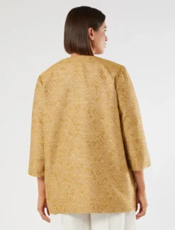 Casacca jacquard - VERDE OLIVA