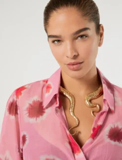 Collier asimmetrico in metallo - SENAPE