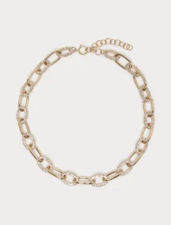 Collier in pavè di strass - CRISTALLO