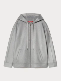 Felpa in jersey laminato - GRIGIO MEDIO