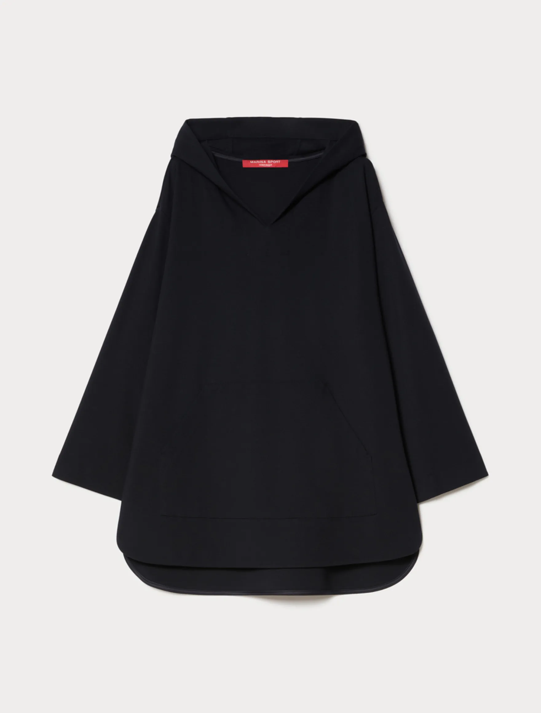 Felpa in punto Milano stretch - BLU NOTTE