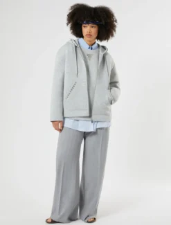 Felpa in scuba - GRIGIO PERLA