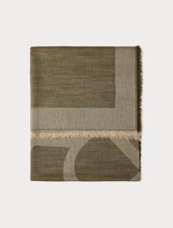 Foulard in misto cachemire - BIANCO AVORIO