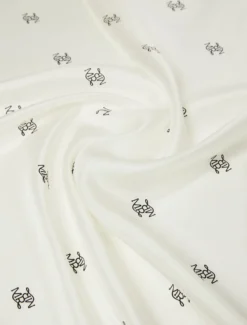 Foulard in seta - BIANCO