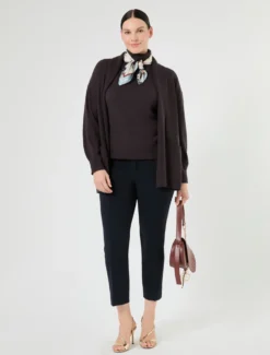 Foulard in twill di seta - AZZURRO