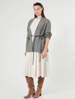 Foulard in twill di seta - BIANCO