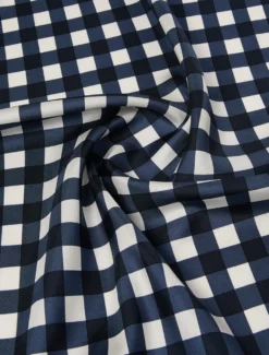 Foulard in twill di seta - BLU