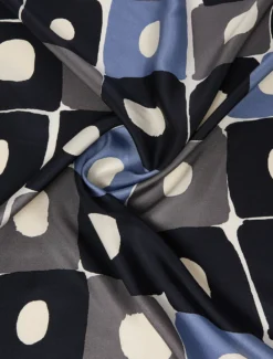 Foulard in twill di seta - GRIGIO MEDIO