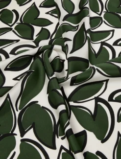 Foulard in twill di seta - VERDE