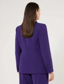 Giacca blazer doppiopetto in cady - VIOLA