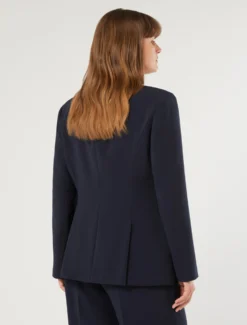 Giacca blazer in cady - BLU NOTTE