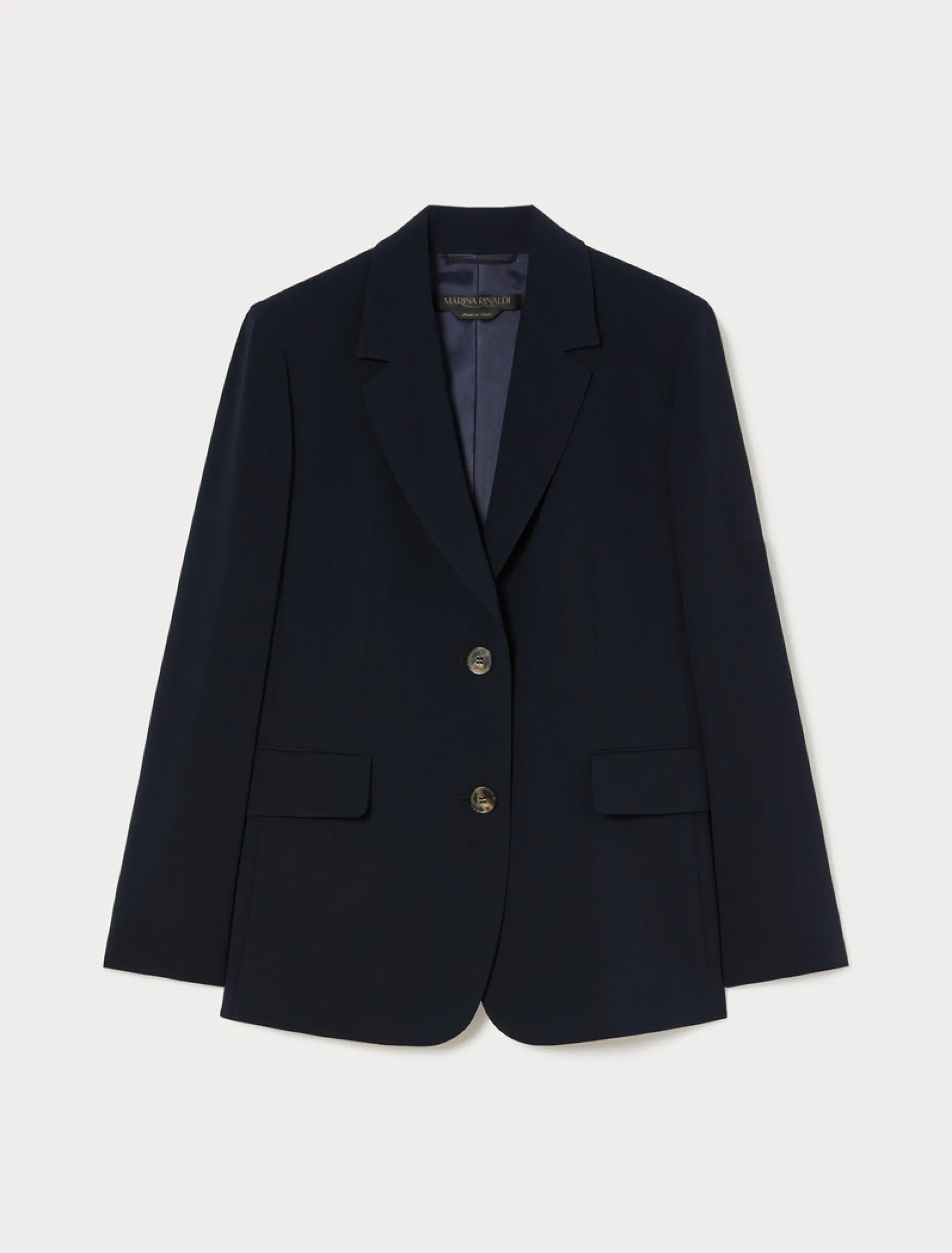 Giacca blazer in cady - BLU NOTTE