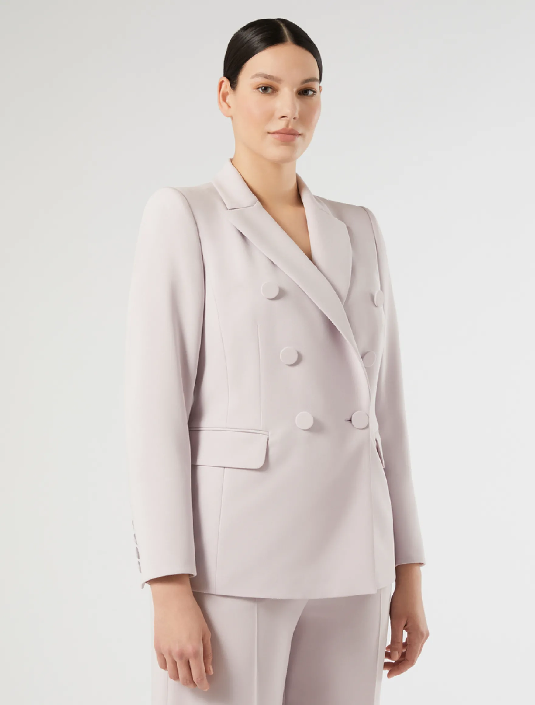 Giacca blazer in cady - LAVANDA