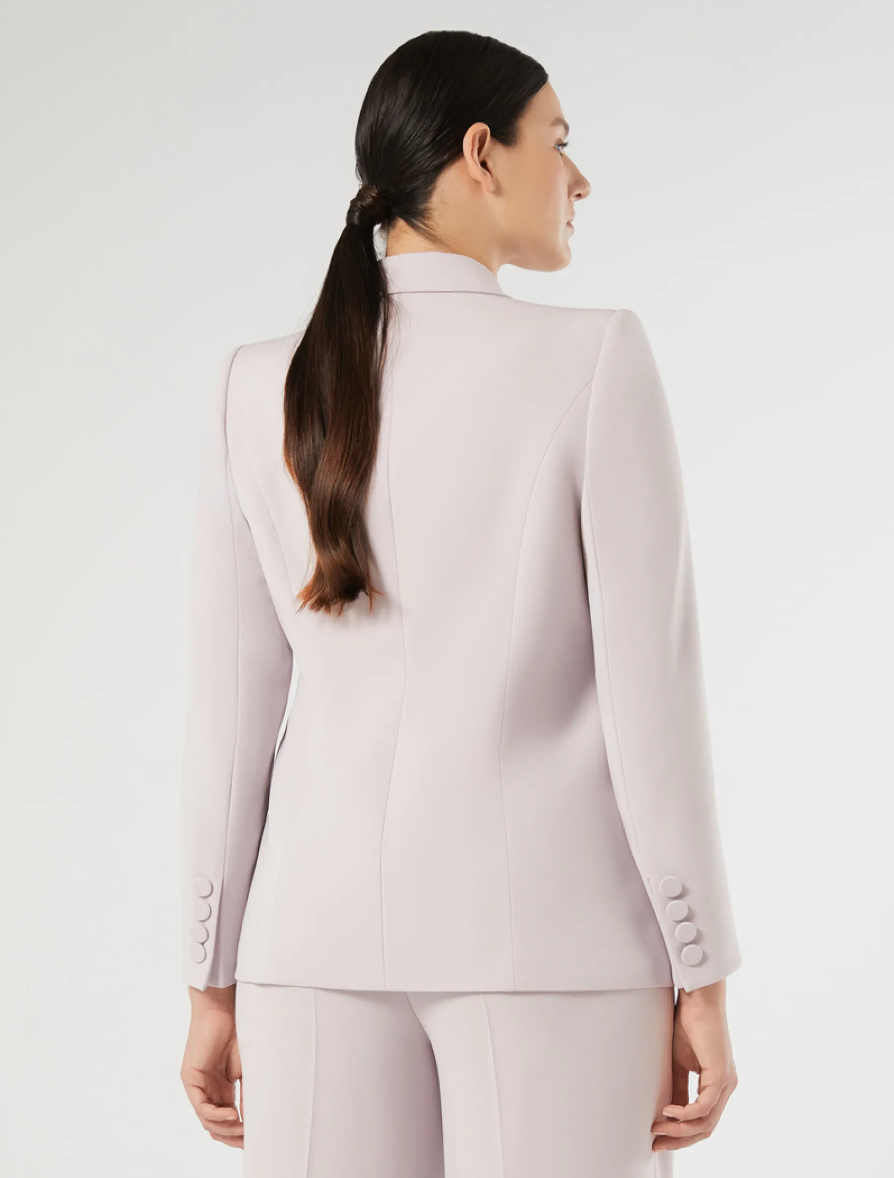 Giacca blazer in cady - LAVANDA