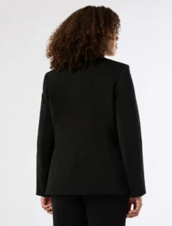 Giacca blazer in cady - NERO