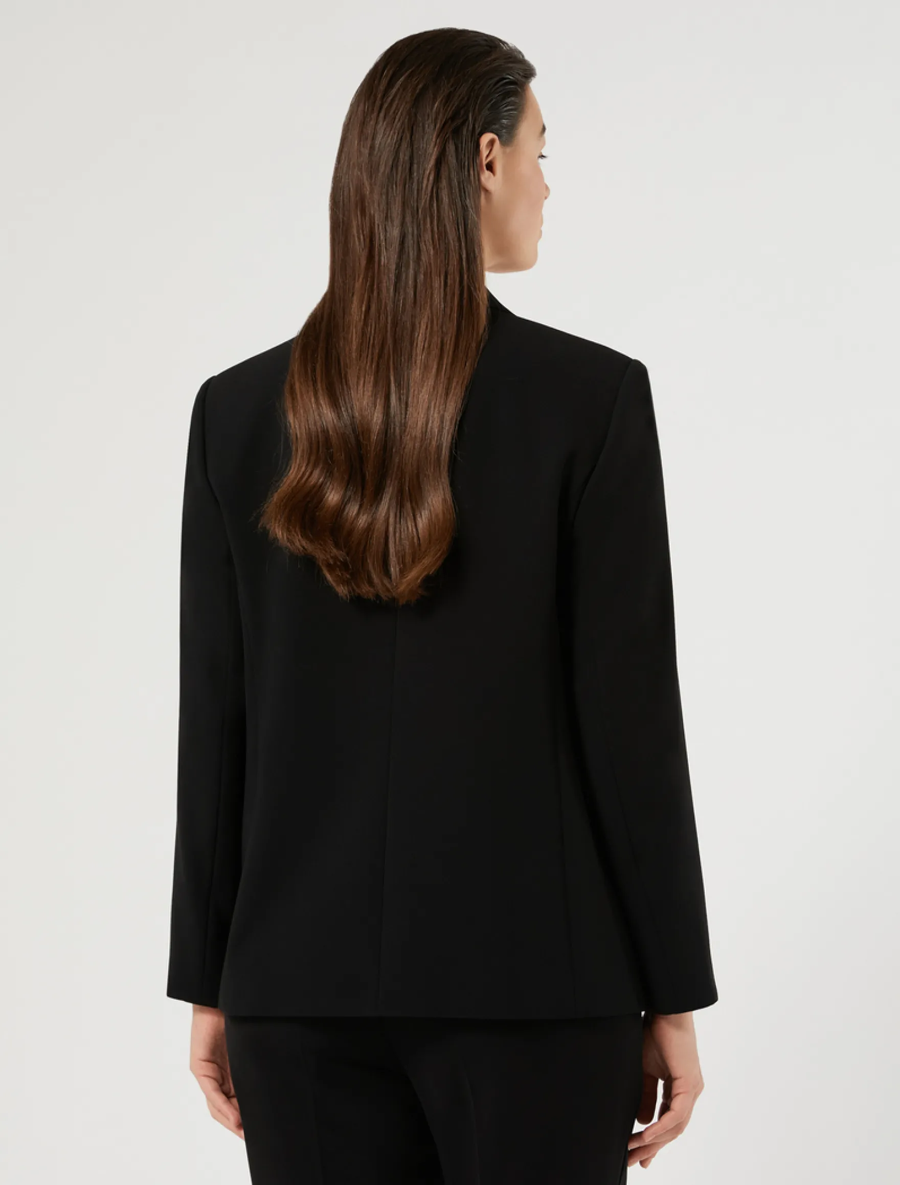 Giacca blazer in cady - NERO