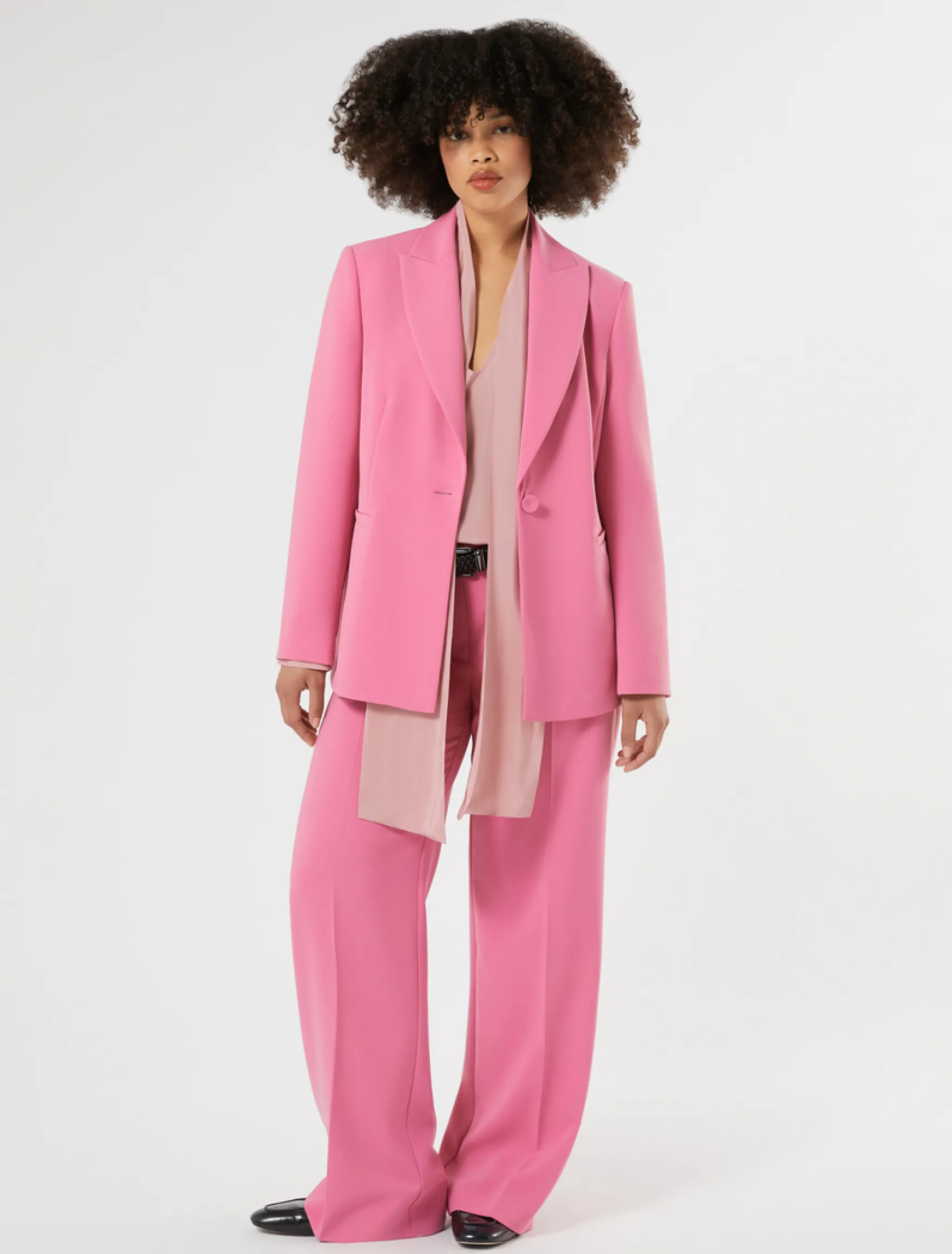 Giacca blazer in cady - ROSA