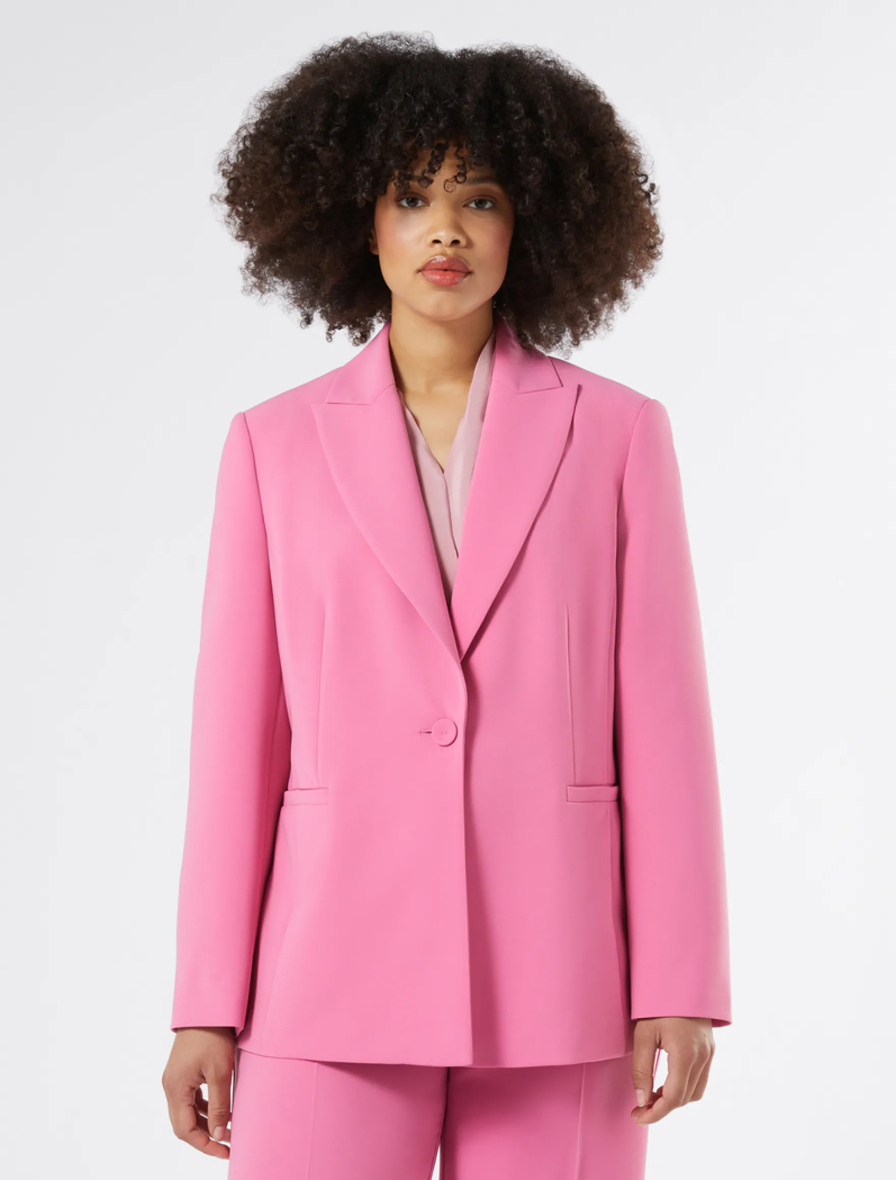 Giacca blazer in cady - ROSA