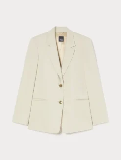 Giacca blazer in jersey - GHIACCIO