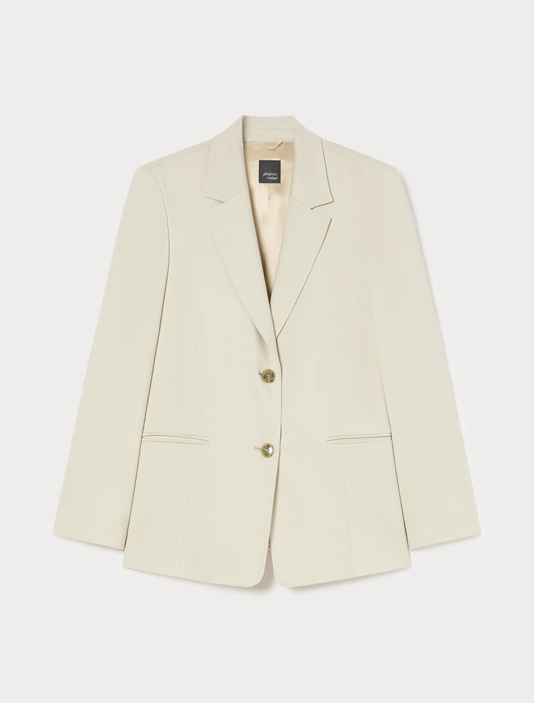 Giacca blazer in jersey - GHIACCIO