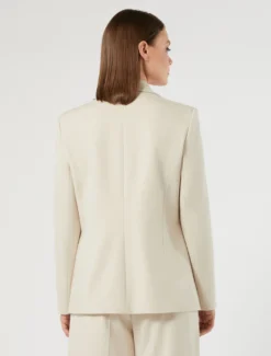Giacca blazer in jersey - GHIACCIO
