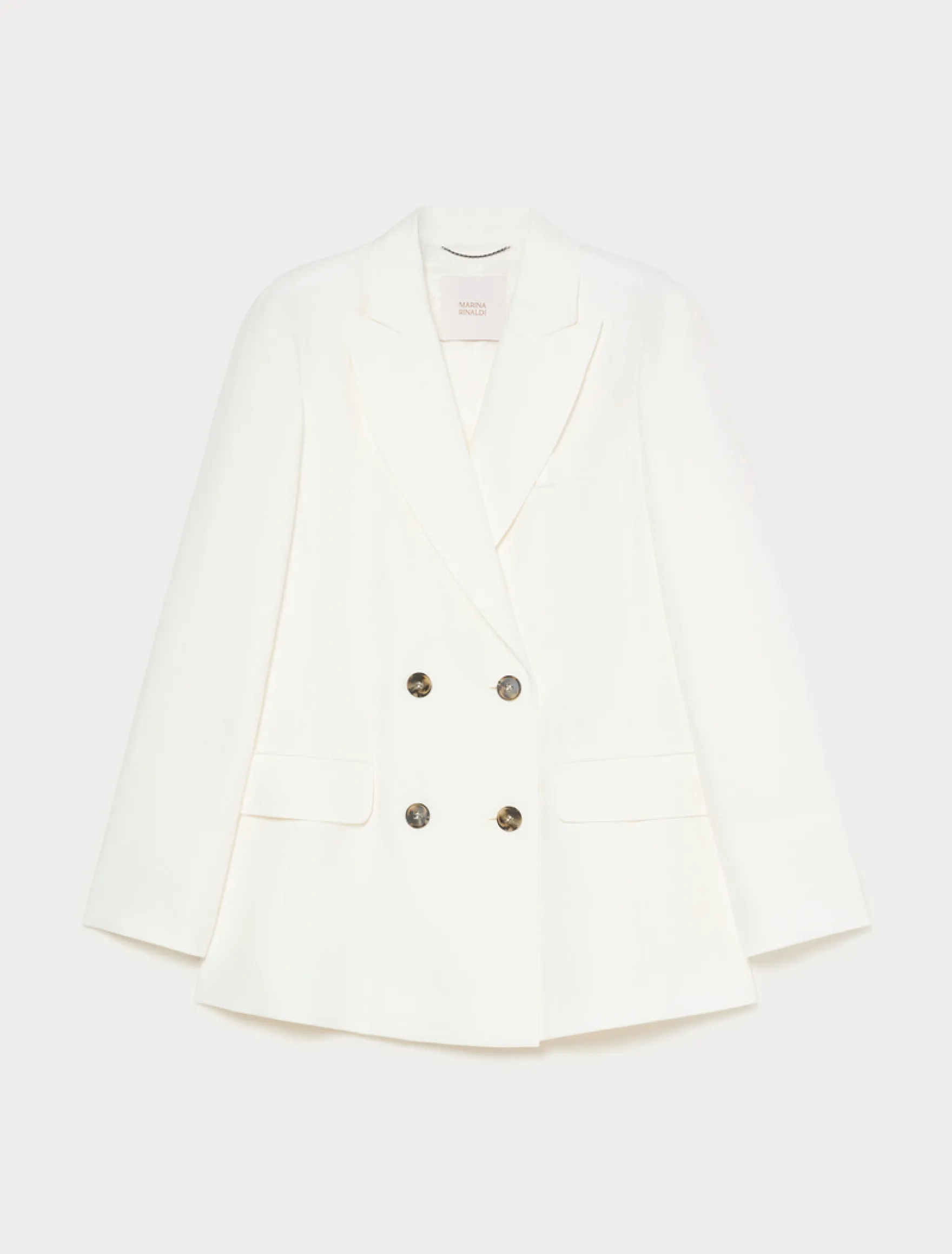 Giacca blazer in lino - BIANCO