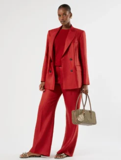 Giacca blazer in lino - CILIEGIA