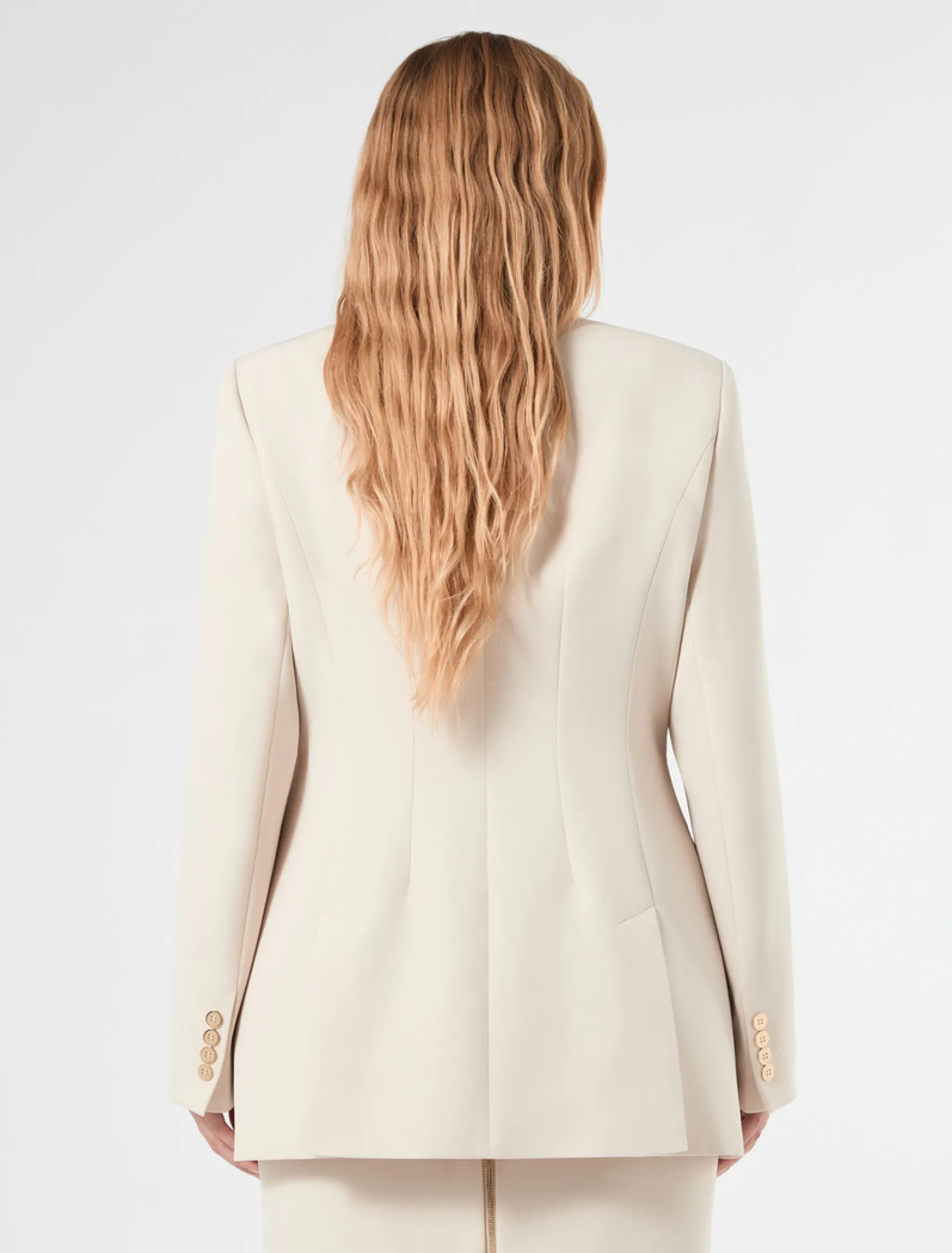 Giacca blazer in tessuto diagonale - ALBINO