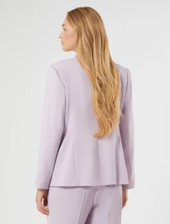 Giacca blazer in tessuto fluido - LAVANDA