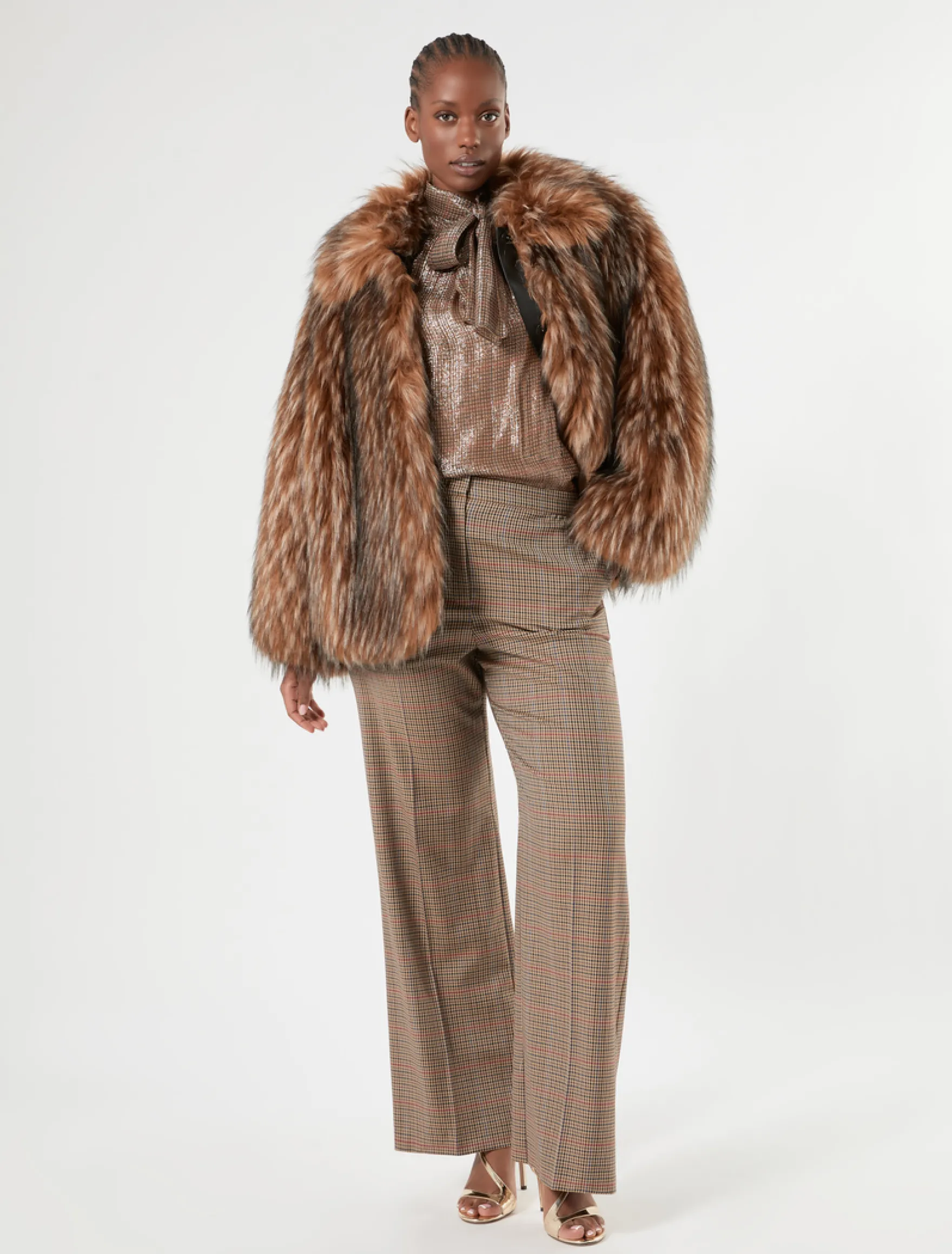 Giacca dalla texture soffice - CAMMELLO