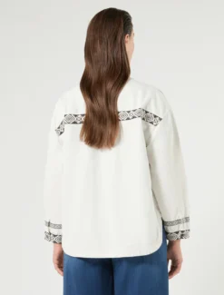Giacca in bull di cotone - SETA