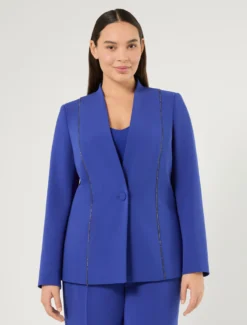 Giacca in cady con strass - BLUETTE