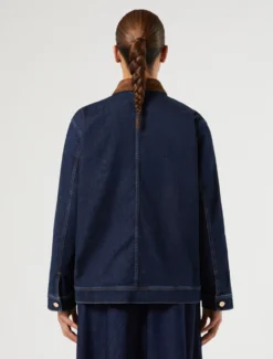 Giacca in denim - BLU NOTTE