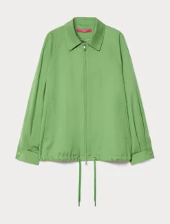 Giacca in gabardina stretch - VERDE