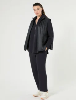 Giacca in jersey double - BLU NOTTE