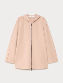 Giacca in jersey double - ROSA ANTICO