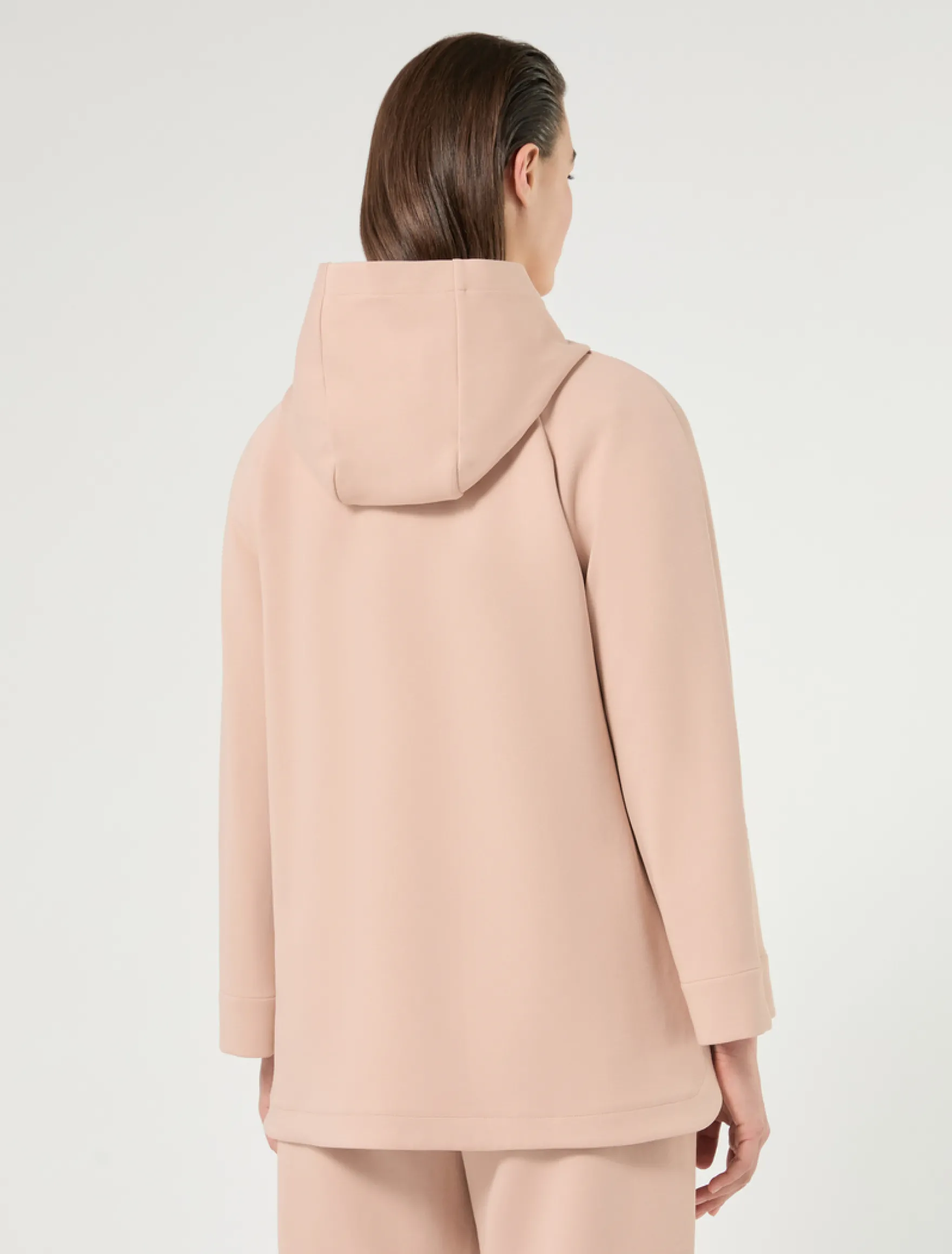 Giacca in jersey double - ROSA ANTICO