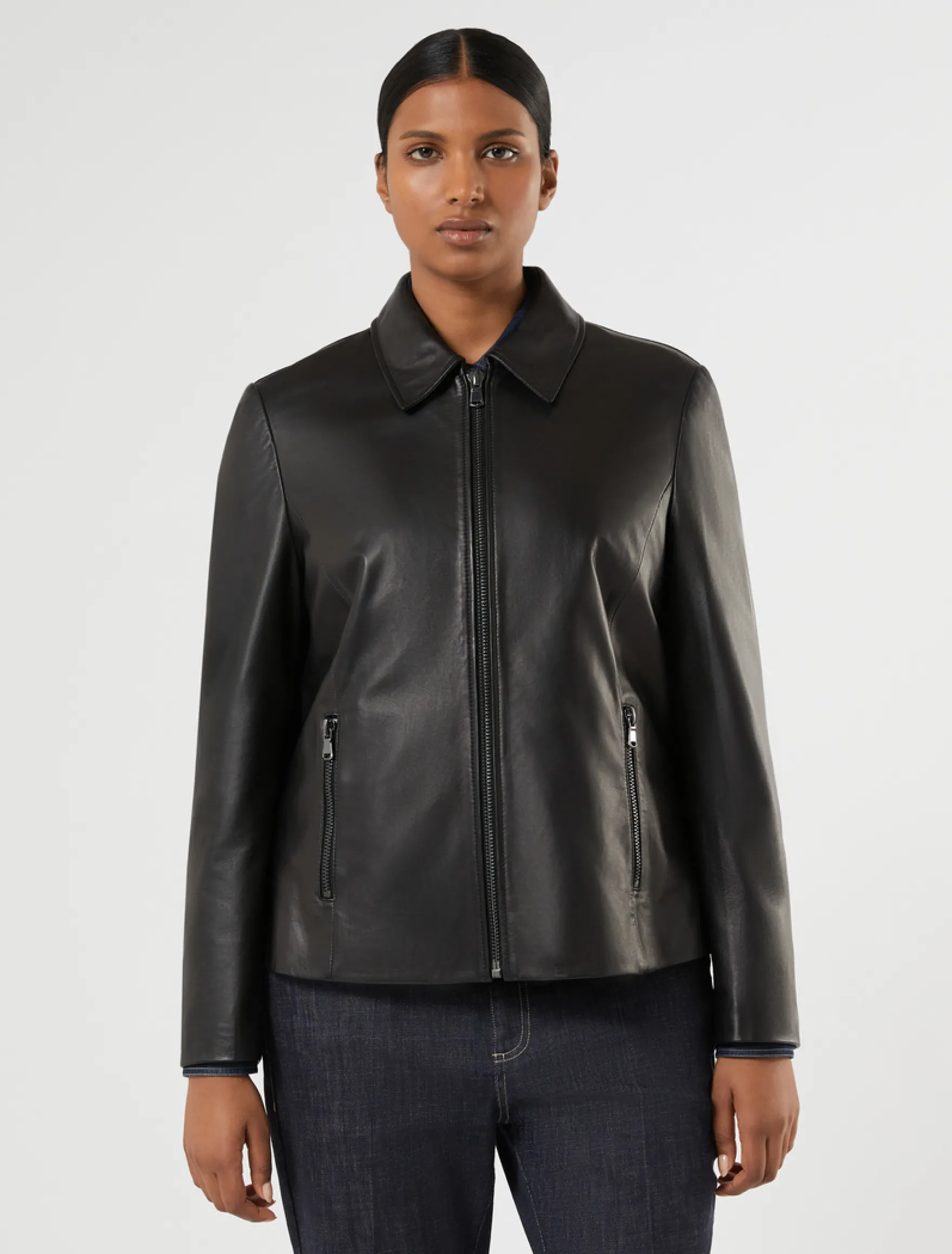 Giacca in nappa - NERO