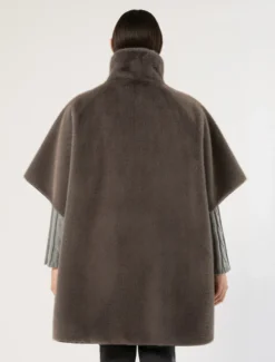 Giaccone a mantella reversibile - GRIGIO MEDIO