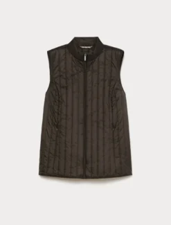 Gilet trapuntato - MARRONE SCURO