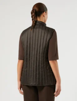 Gilet trapuntato - MARRONE SCURO