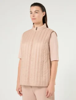 Gilet trapuntato - ROSA ANTICO