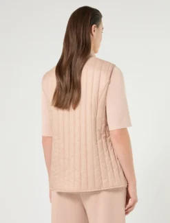 Gilet trapuntato - ROSA ANTICO