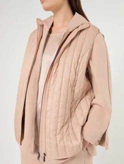 Gilet trapuntato - ROSA ANTICO