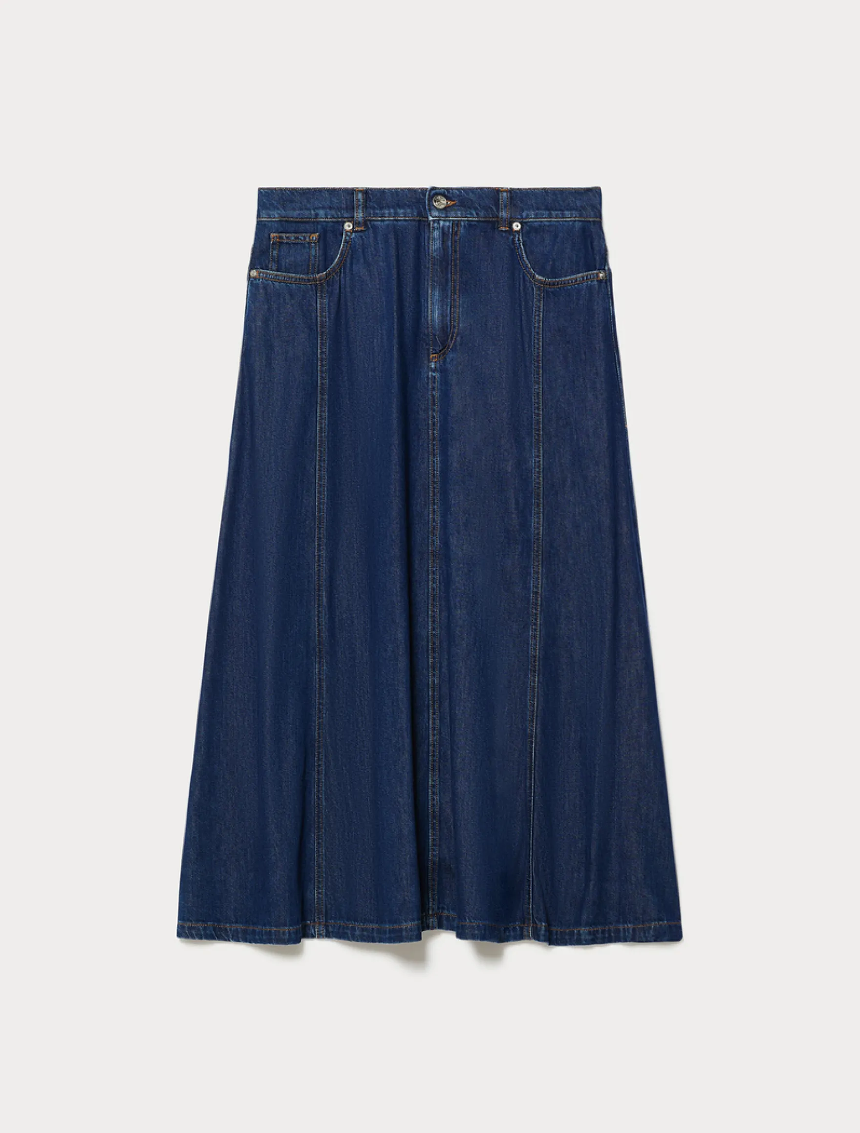 Gonna in denim - BLU