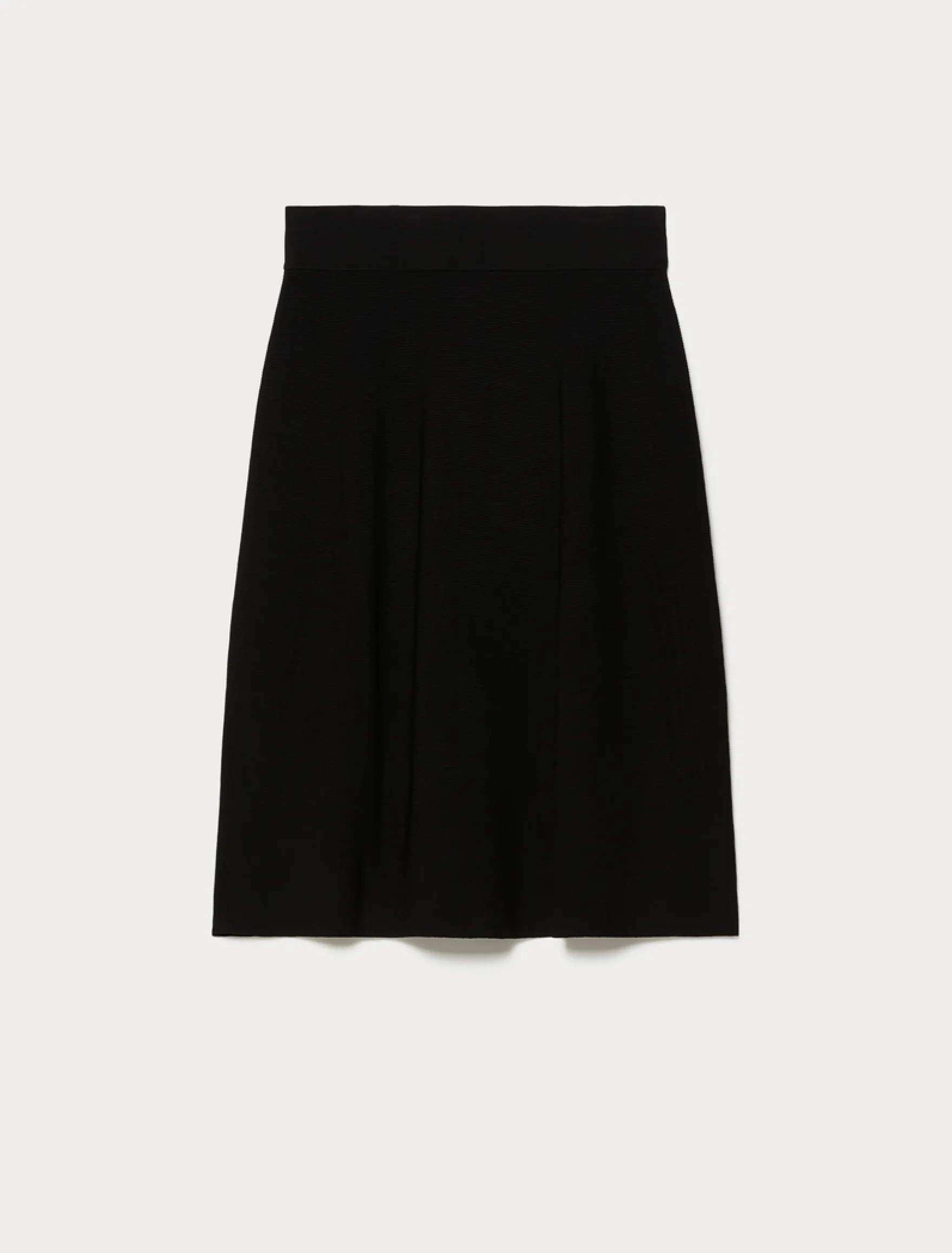 Gonna in maglia di viscosa - NERO
