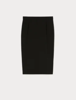 Gonna in scuba crêpe stretch - NERO