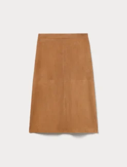 Gonna in suede - BISCOTTO